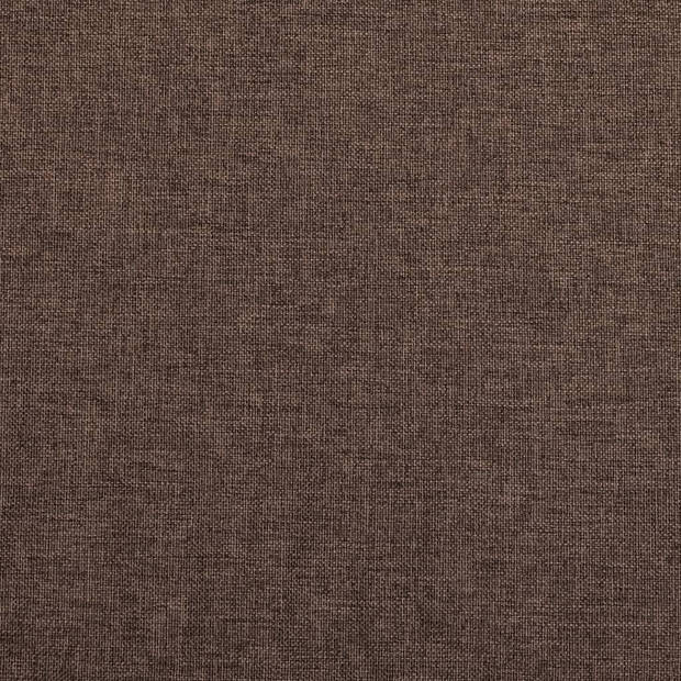 vidaXL Gordijn linnen-look verduisterend met ogen 290x245 cm taupe