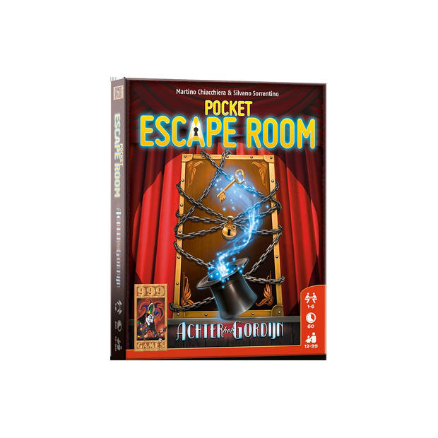 999 Games Pocket Escape Room: Achter het Gordijn - Breinbreker - 12+