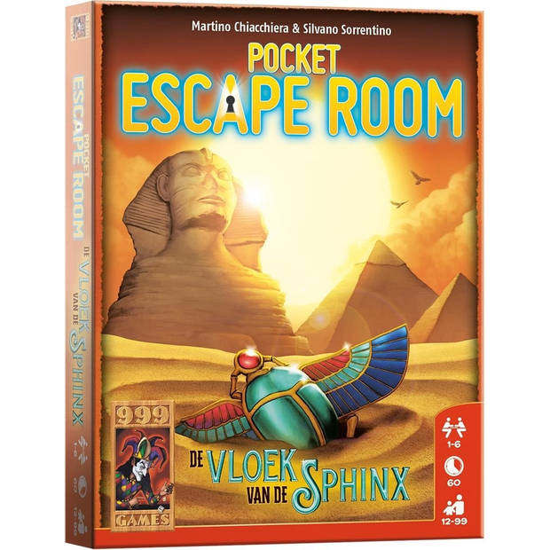 999 Games Pocket Escape Room: De Vloek van de Sphinx - Breinbreker - 12+