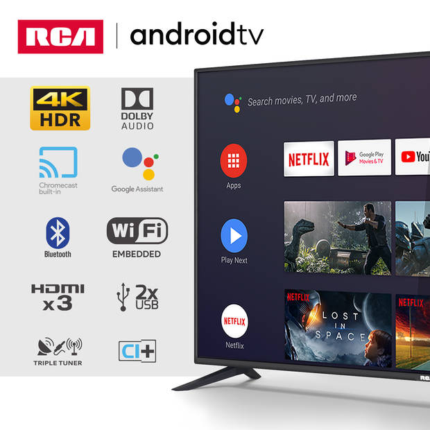 RCA RS50U2 ANDROID Smart 50 inch 4K UHD LED tv