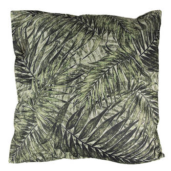 Clayre & Eef Groene Kussen gevuld 43*43*4 cm KG023.077