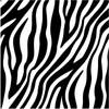 60x Jungle thema servetten met zebraprint 33 x 33 cm - Feestservetten