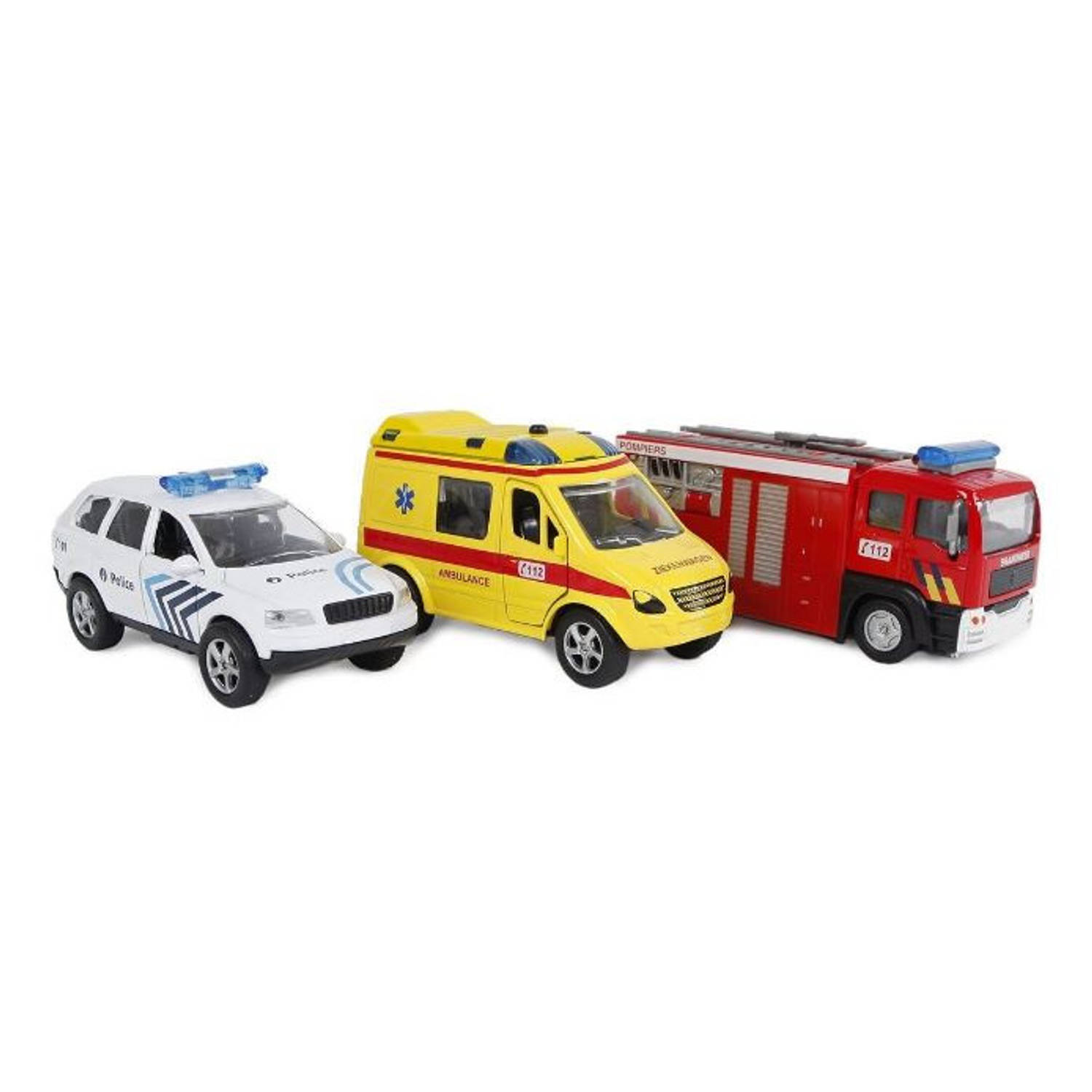 2-Play Belgische Hulpdienstvoertuigen - Speelgoedvoertuig