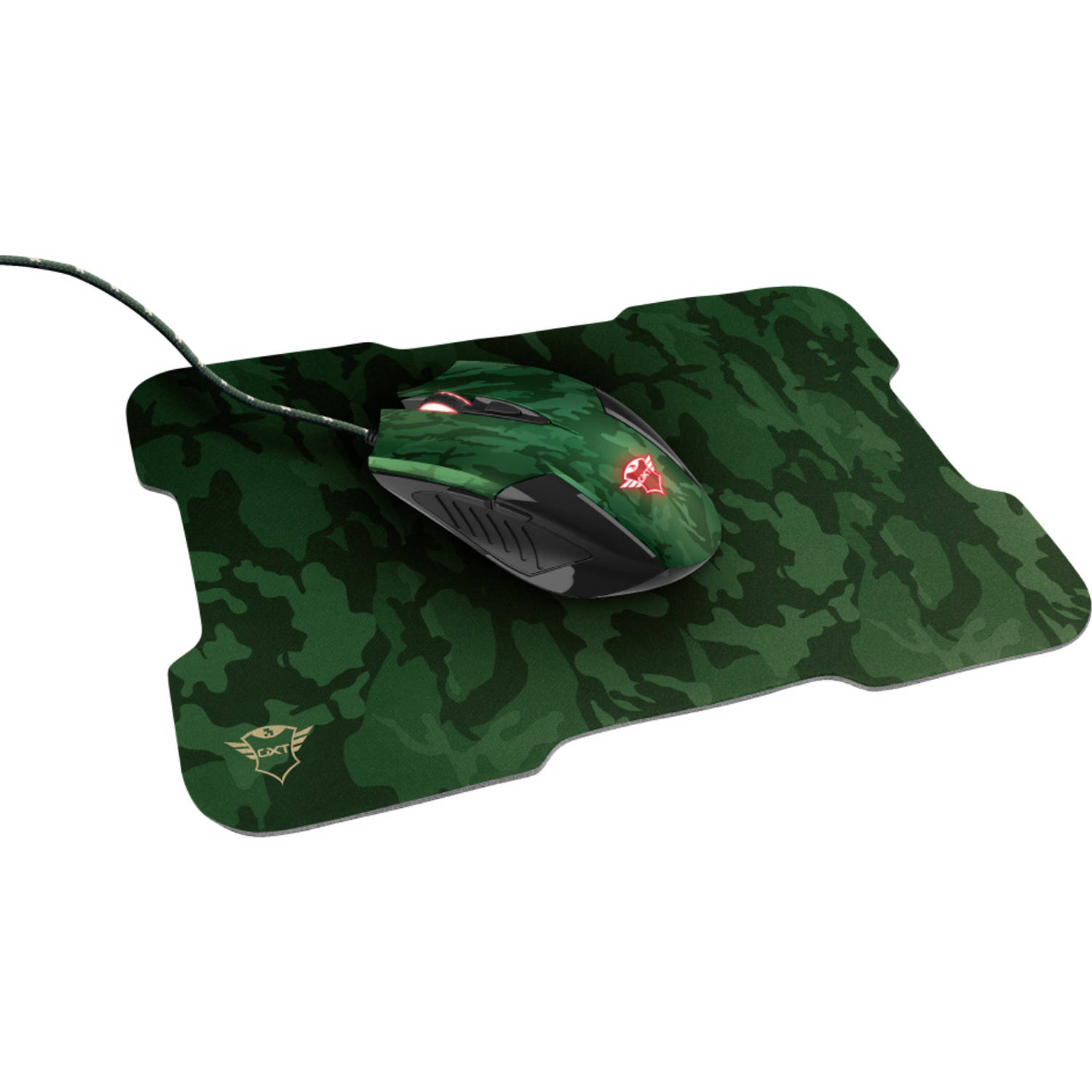 Trust GXT 781 Rixa Camo Gaming Mouse & Mouse Pad