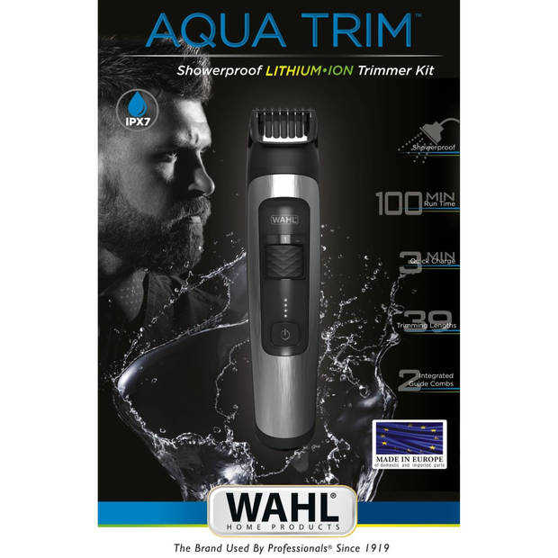 Wahl 8-delige Baardtrimmerset Aqua Trim 6 W