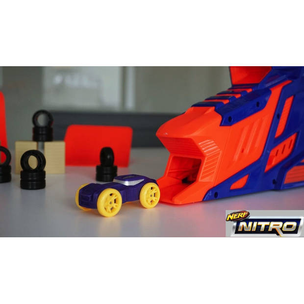 NERF Nitro – 6 stuks – Schuim Auto’s Geschikt voor de Nerf Nitro Longshot Smash – Schietspeelgoed