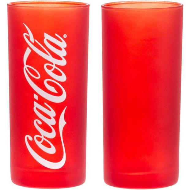 Luminarc Coca Cola longdrinkglas - Frozen rood - 27 cl - Set-4