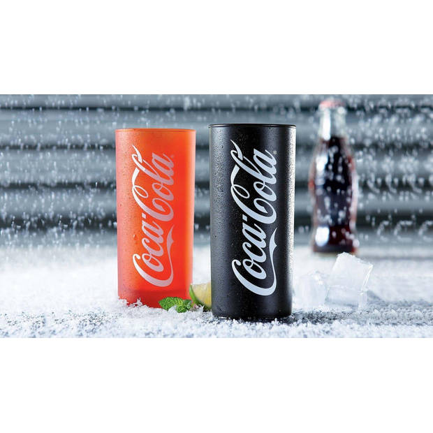 Luminarc Coca Cola longdrinkglas - Frozen rood - 27 cl - Set-4