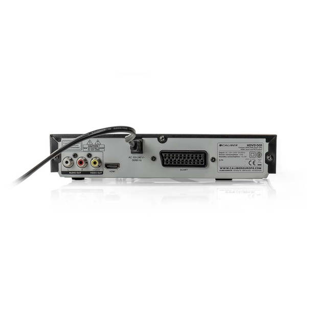 Caliber Compacte DVD Speler Met HDMI, RCA, Scart en USB - Nieuwe en Oude Tv’s - Dolby Digital Decoder (HDVD001)