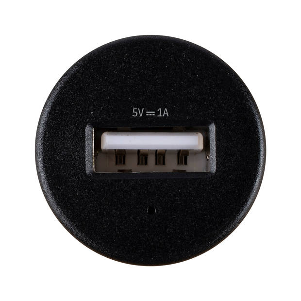 USB car adapter - Zwart - 1A