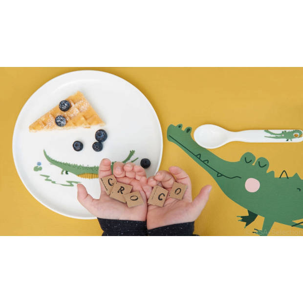 ASA Selection Kinderservies Kids Croco Krokodil 5-delig