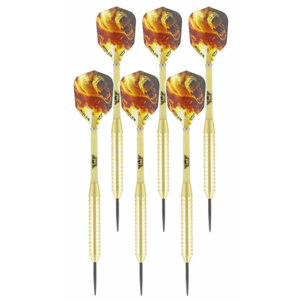 2x Set van dartpijltjes met Bear Powerflite 23 grams - Dartpijlen