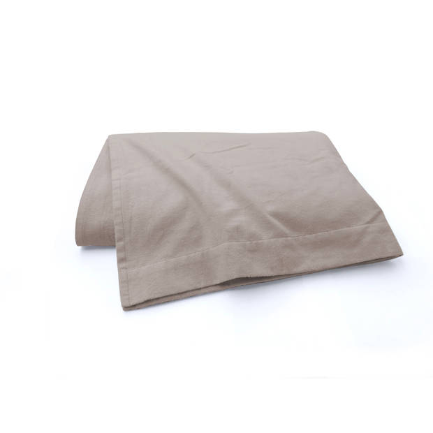 Eleganzzz Laken Flanel - taupe 240x270cm