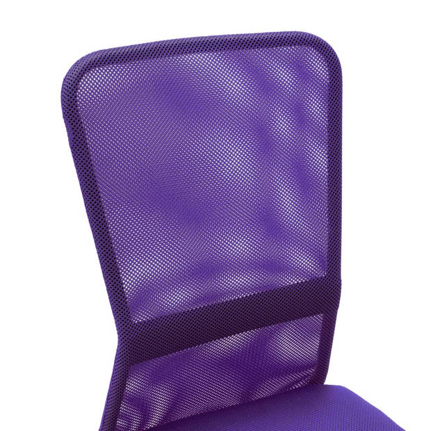 vidaXL Kantoorstoel 44x52x100 cm mesh stof paars