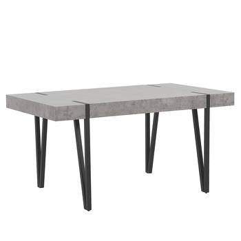 Beliani ADENA - Eettafel-Grijs-MDF