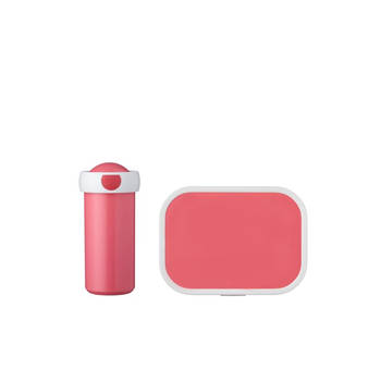Blokker Mepal - Lunchset Campus (schoolbeker en lunchbox) - pink aanbieding