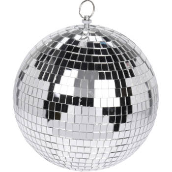 Bellatio Decorations Kerstbal - discobal - glas/foam - 18 cm - Kerstbal