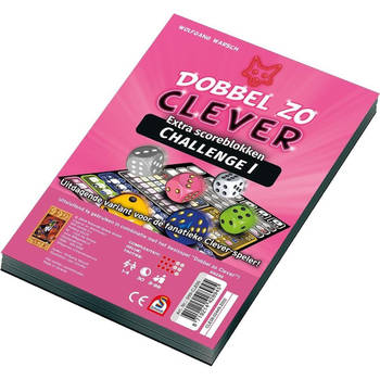 999 Games Dobbel zo Clever Challenge Scoreblok - Dobbelspel - 8+