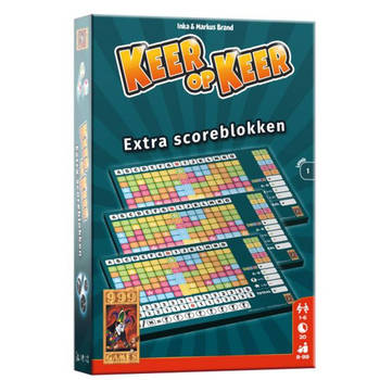 999 Games scoreblokken Keer op Keer level 1 papier 3 stuks