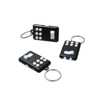 Banzaa Fidget pad Anti stress set 3 stuks Flip en Click Keylight Zwart-Wit