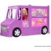 Barbie speelset Fresh 'n Fun Foodtruck 38,1 cm paars/roze