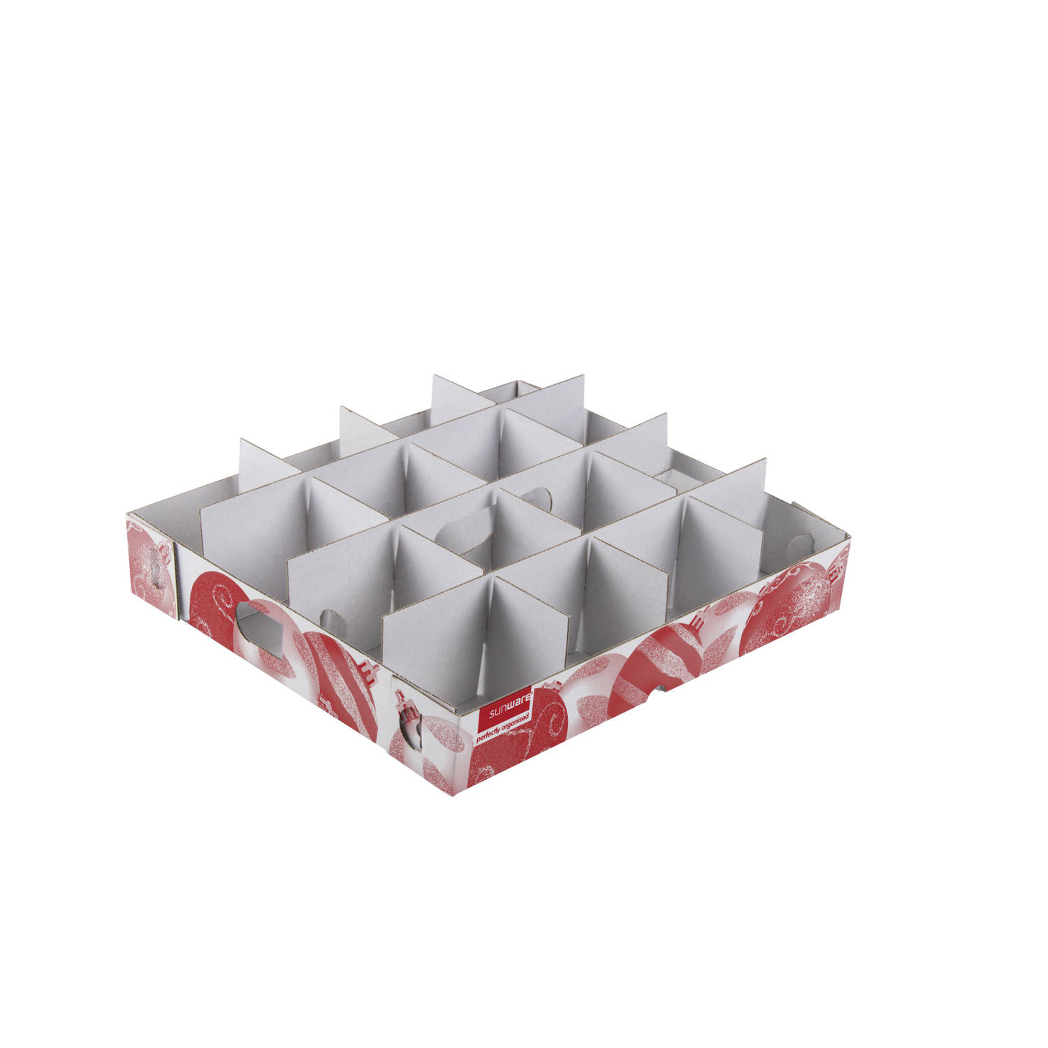 maak het plat extreem Zwaaien Kerst opbergbox Nesta 45L met trays voor 64 ballen - transparant grijs |  Blokker