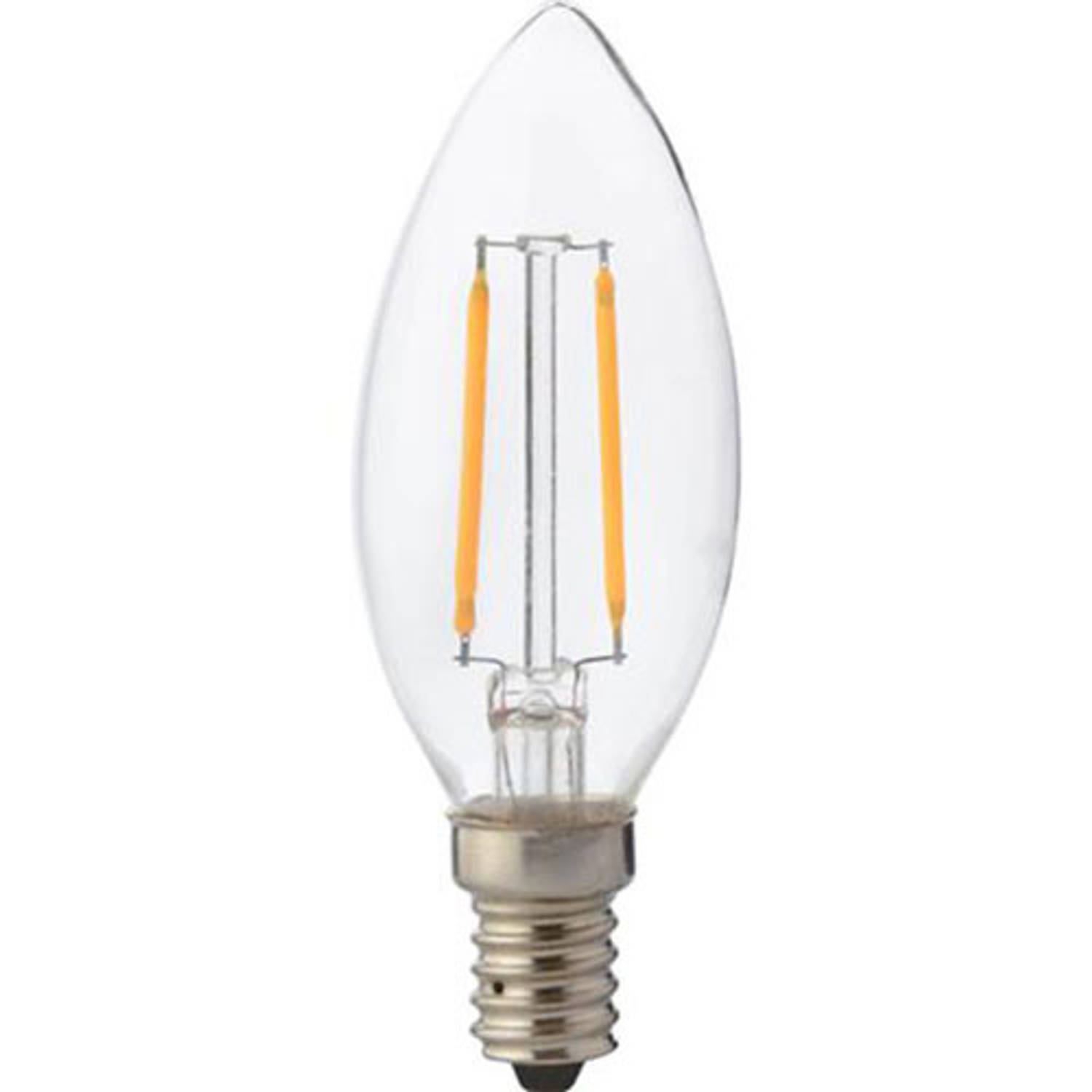 Pijnboom Onderscheppen Intiem LED Lamp - Kaarslamp - Filament - E14 Fitting - 2W - Natuurlijk Wit 4200K |  Blokker