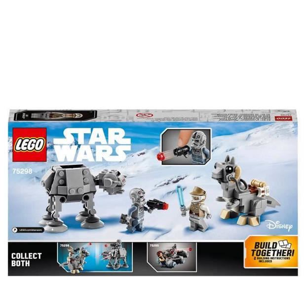 LEGO 75298 Star Wars ™ Microfighters AT-AT ™ Vs Tauntaun ™ Luke Skywalker en de Walker AT-AT ™ minifiguren