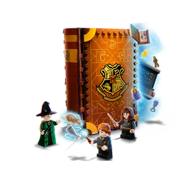 LEGO Harry Potter ™ 76382 Hogwarts: Transfiguration Class, Book Revealing Hermione Granger, Ron Weasley & The Professor