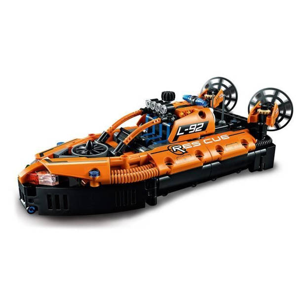 LEGO 42120 Technic Hovercraft Reddingsvliegtuig bouwset, 2 in 1 model, voor jongens en meisjes vanaf 8 jaar