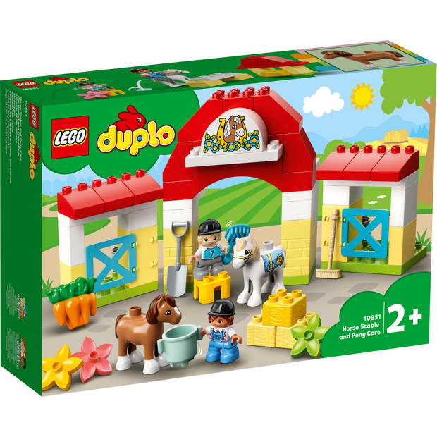 Lego DUPLO Paardenstal en pony's verzorgen 10951