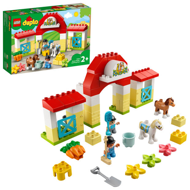 Lego DUPLO Paardenstal en pony's verzorgen 10951