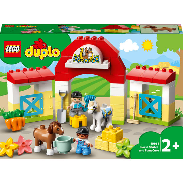 Lego DUPLO Paardenstal en pony's verzorgen 10951