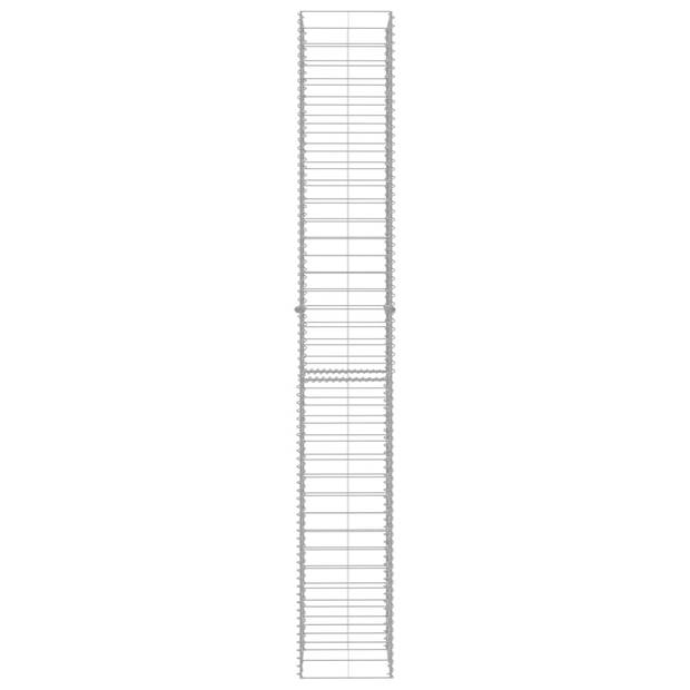 The Living Store Schanskorfset - Gabion - 25 x 25 x 197 cm - 3.5 mm draaddiameter