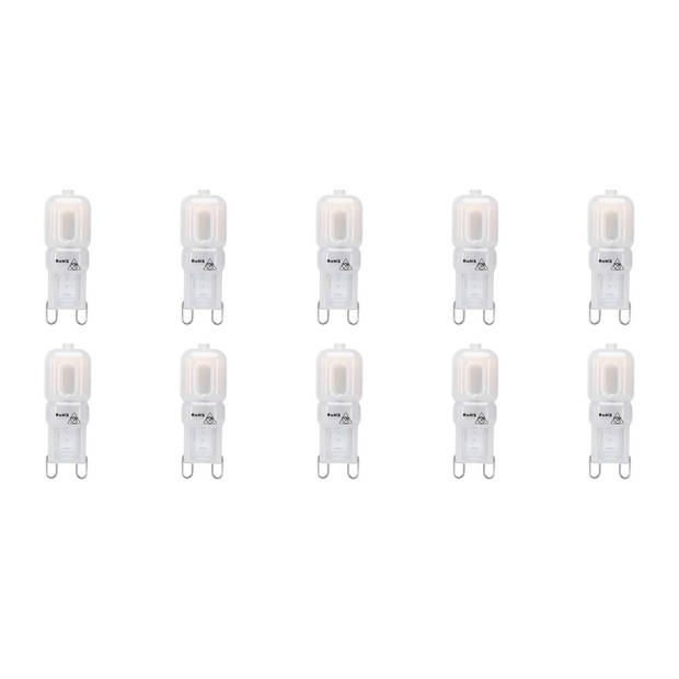 LED Lamp 10 Pack - Aigi - G9 Fitting - 2W - Warm Wit 3000K Vervangt 18W