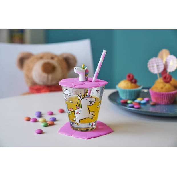 Leonardo Kinderglas Set Bambini Unicorn 215 ml - 3-Delig