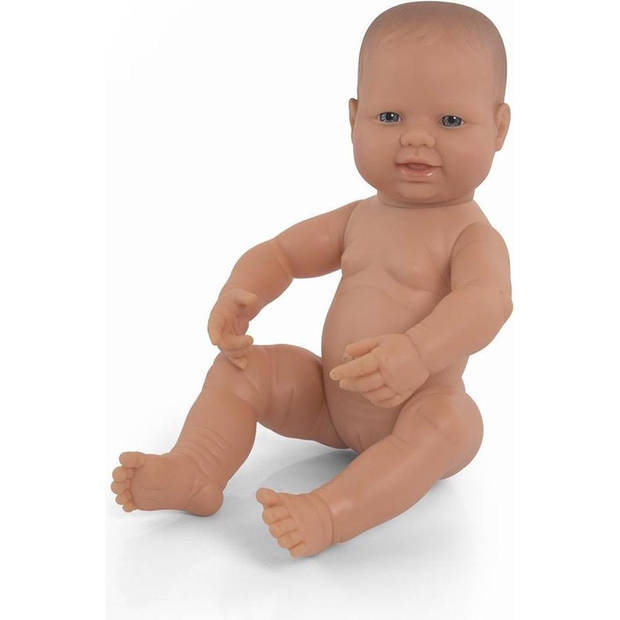 Miniland Babypop Meisje Wit Vanillegeur - 40 cm