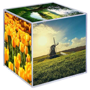 Zep fotolijst Kubus 8,5 x 8,5 cm acryl transparant