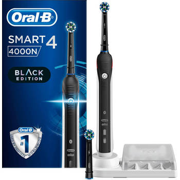 Oral-B elektrische tandenborstels Smart 4 4000N zwart - 3 poetsstanden