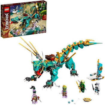 LEGO 71746 NINJAGO Jungle Dragon-bouwset met Ninja Lloyd en Zane minifiguren, kind van 8+