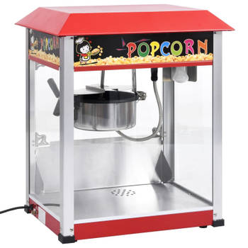 vidaXL Popcornmaker met teflonpan 1400 W
