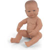 Miniland Babypop Jongen Wit Vanillegeur - 40 cm