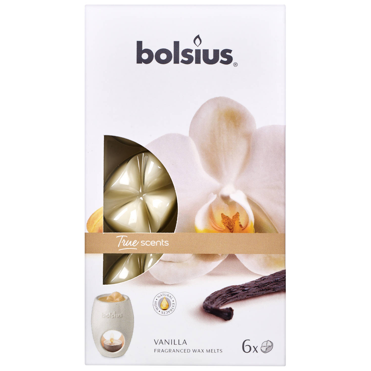 Bolsius geurwax True Scents Vanille wax wit stuks | Blokker
