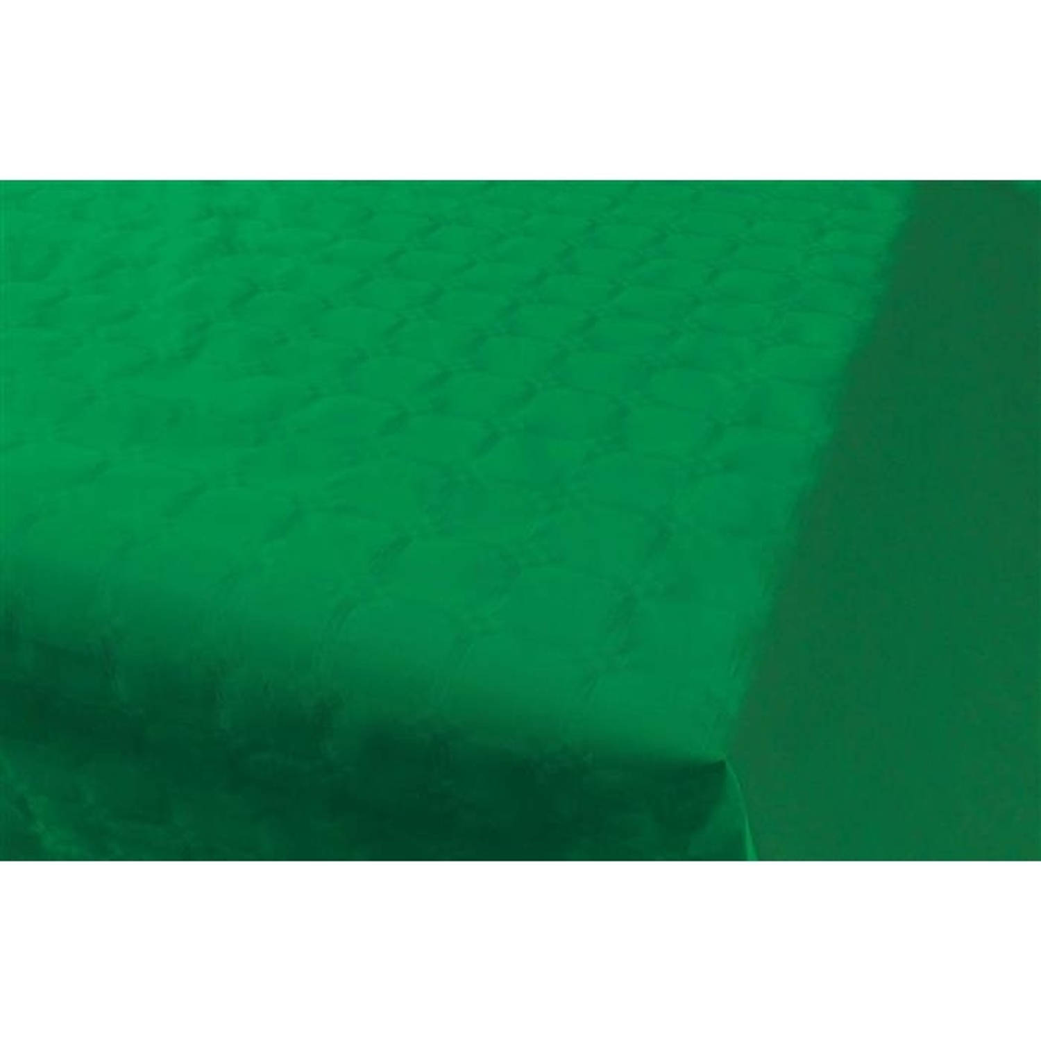 Damastpapier tafelkleed donker groen rol 8mx118cm