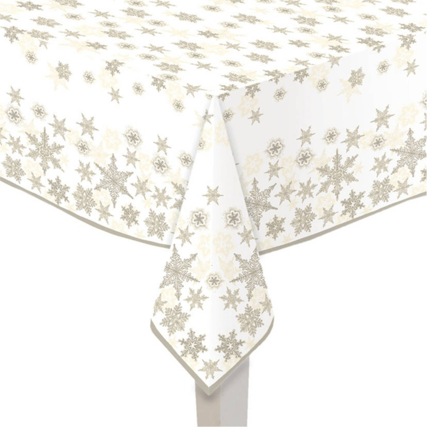 Amazon Jungle Maak los diep Papieren tafelkleden wit met gouden sterren print 120 x 180 cm -  Tafellakens | Blokker