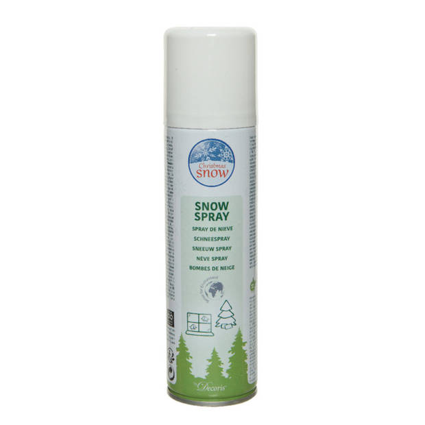 Decoris Sneeuwspray - bus 150 ml - wit - ECO - spuitsneeuw - Decoratiesneeuw