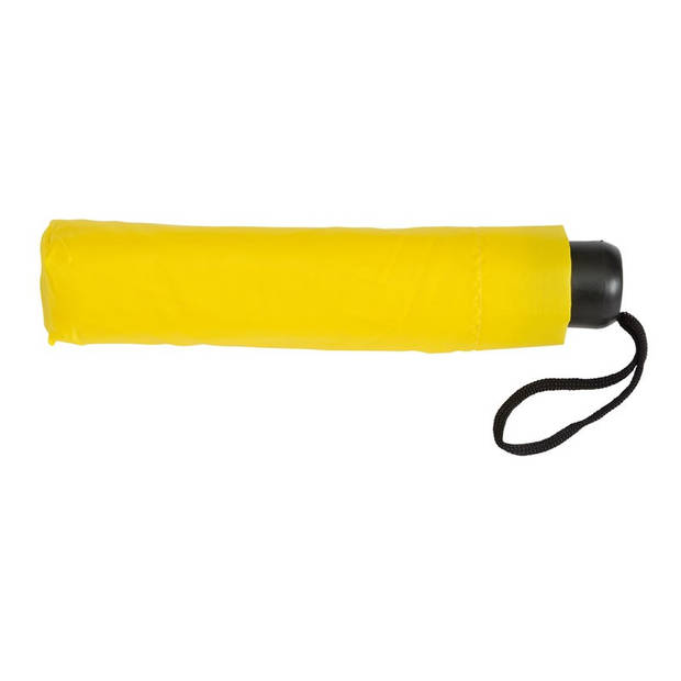 Kleine uitvouwbare paraplu geel 96 cm - Paraplu's