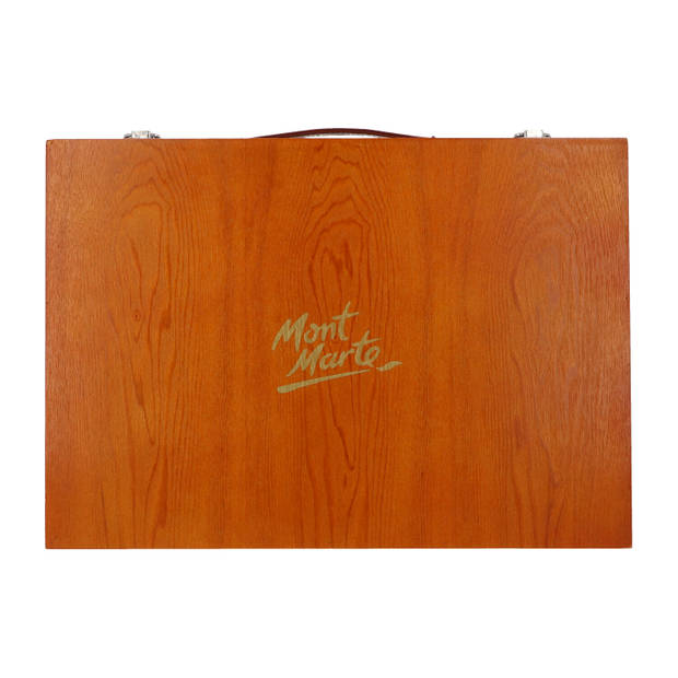 Mont Marte 152-delige Signature Mix Art tekenset in luxe houten kist