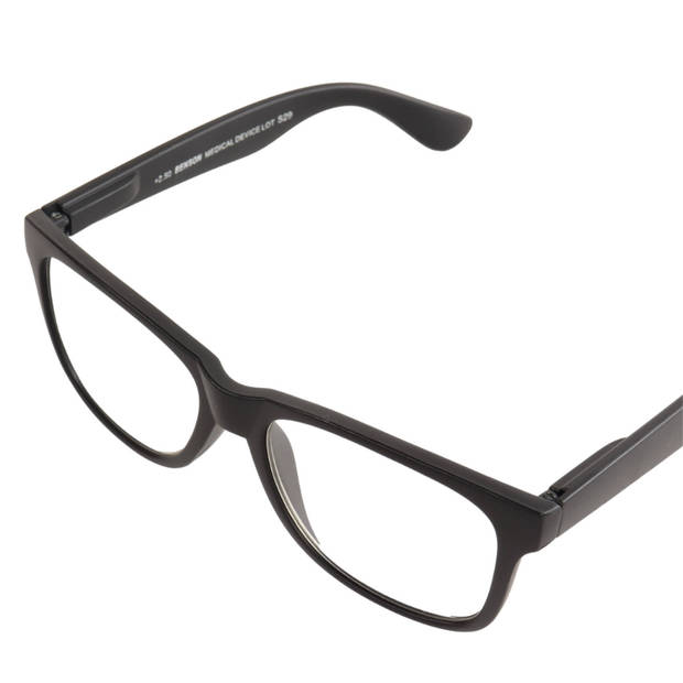 Orange85 Leesbril Zwart +2.50 - Heren - Dames - Leesbrillen - Met sterkte +3 - Trendy - Lees bril - Mat zwart