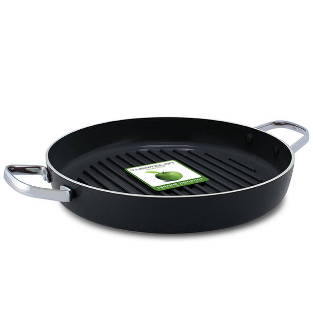 GreenPan Grillpan Essentials - ø 28 cm - keramische anti-aanbaklaag